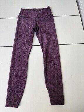 Nike Womens Leggings Purple One Dri-Fit Yoga Pants Joggers Sz S